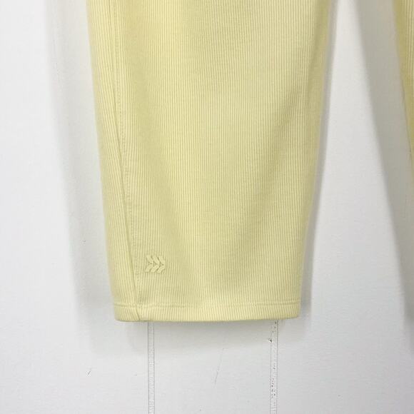 All in Motion Cozy Rib Straight Pant Crop High Rise Drawstring Waist Size Medium - Picture 8 of 16